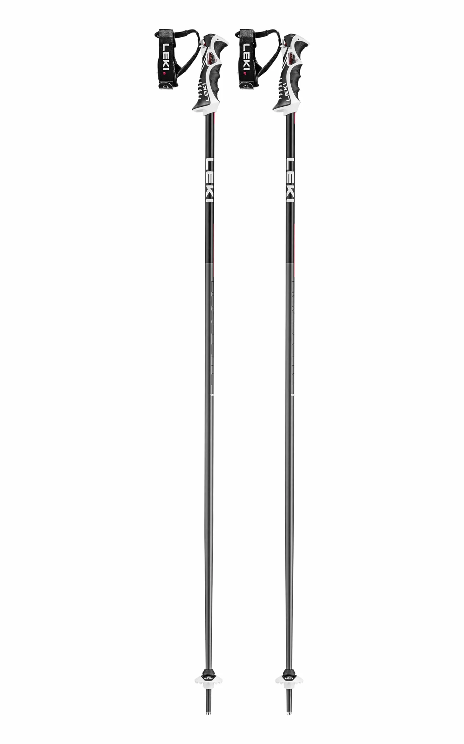 LEKI Bold LITE S Stöcke 2025 Dark Anthracite/Bright red/Black