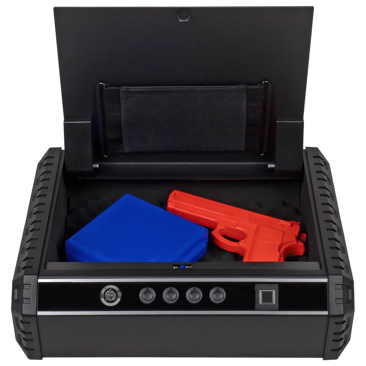 Rottner Pistolenkassette Schutzbox Kevin XL Fingerprintschloss