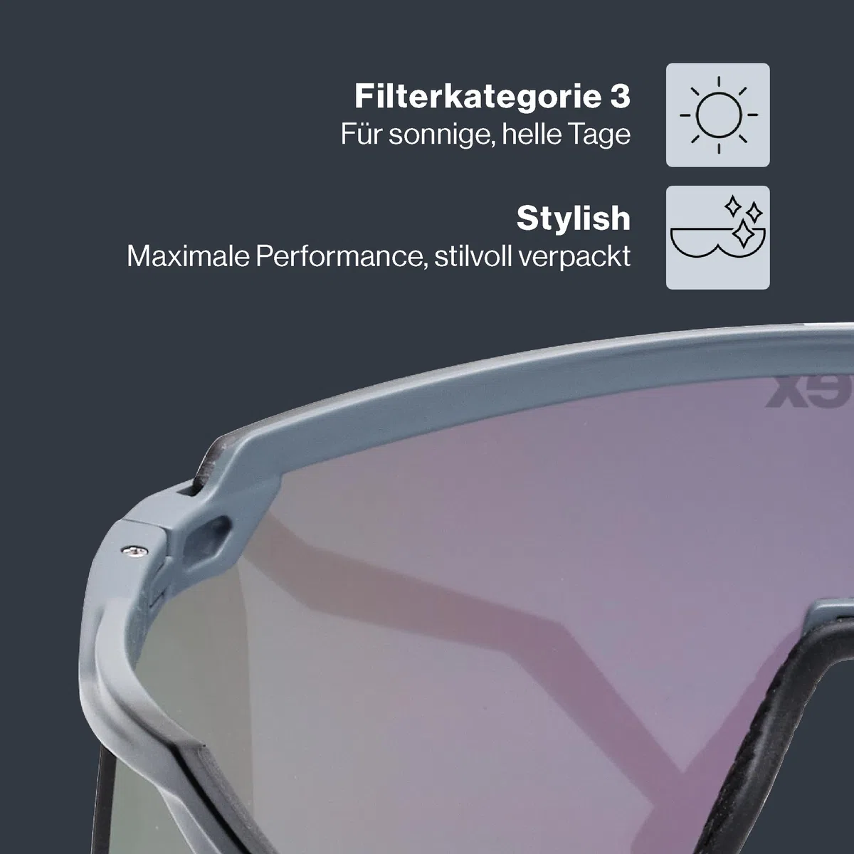 Uvex Unisex Pace Stage Sportbrille (1er Pack)