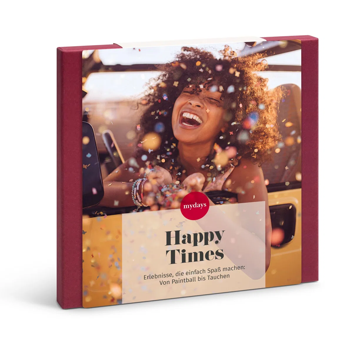 mydays Geschenkbox Happy Times, für 1 Person, freie Erlebnis-Auswahl an ca. 973 Orten