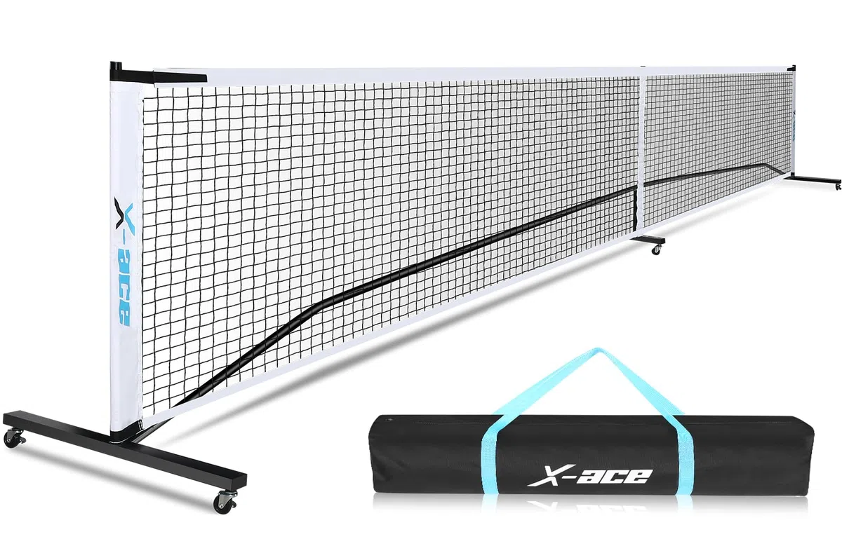 X-ACE 2024 Pickleball Netz - Offizielle 22FT Regulierungsgöße für den Außen- und Innenbereich, inklusive langlebiger Tragetasche…