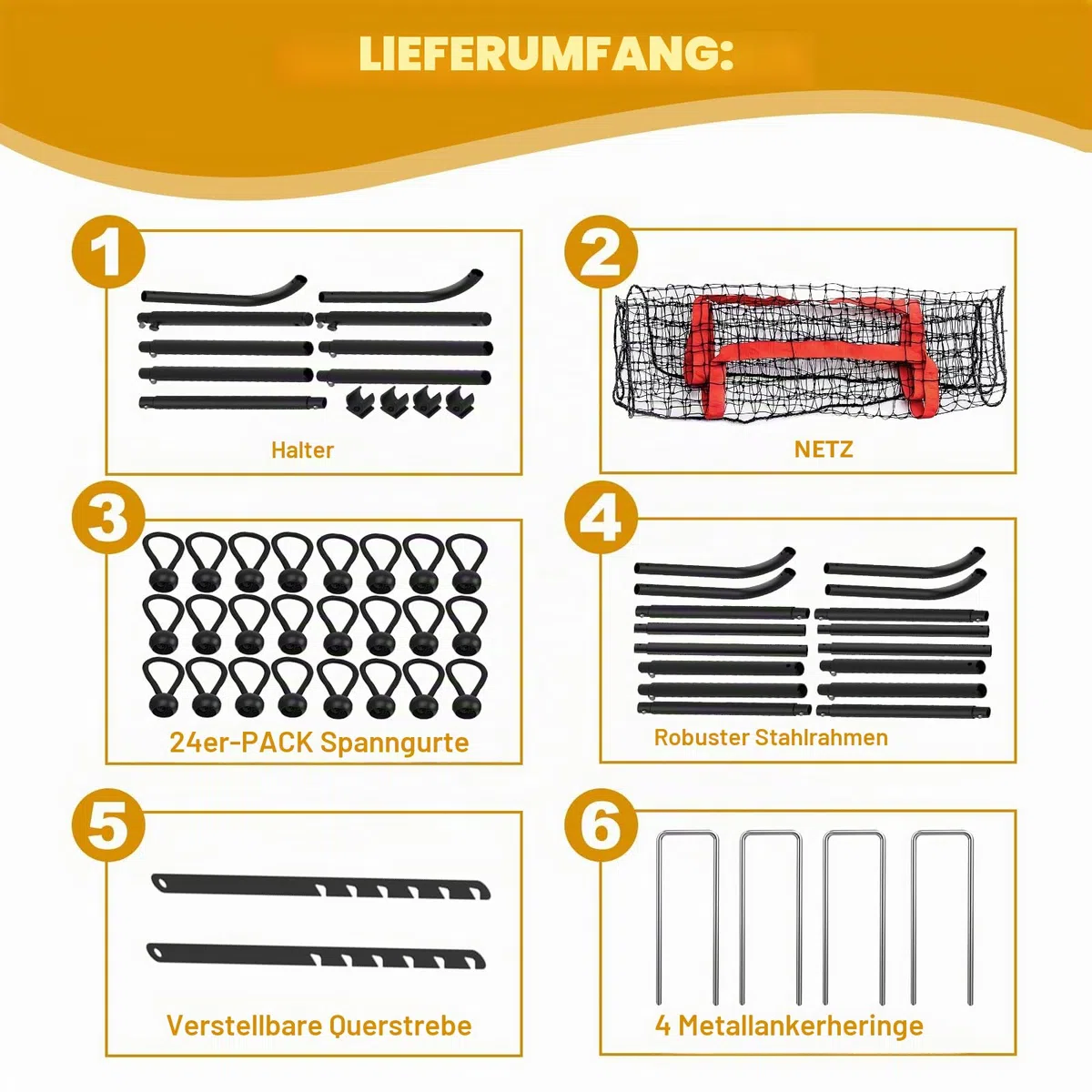 Verstellbares Volleyballnetz, 2,2 x 1,2 m, Volleyball-Trainingsgerät für Lacrosse, Baseball, Fußball, Tennis, Hinterhof, Volleyball, Rebounder, Schlagen, Servieren, Passen, Spike-Übung