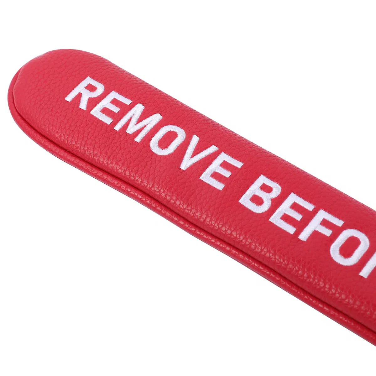 Golfschlägerhaube mit Remove Before Flight Design für Golfschläger