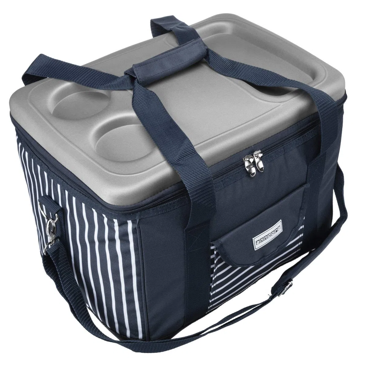 anndora Kühltasche XL 40 Liter – große Isoliertasche mit Getränkehalter & Tragegurt – auslaufsicher & belastbar bis 10kg – Thermotasche für Picknick, Camping, Strand & Einkauf