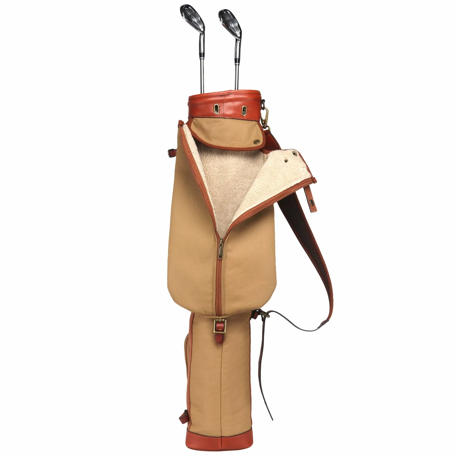 Tourbon Wasserdichte Canvas Golf Club Reisetasche mit weich gepolstertem Schultergurt