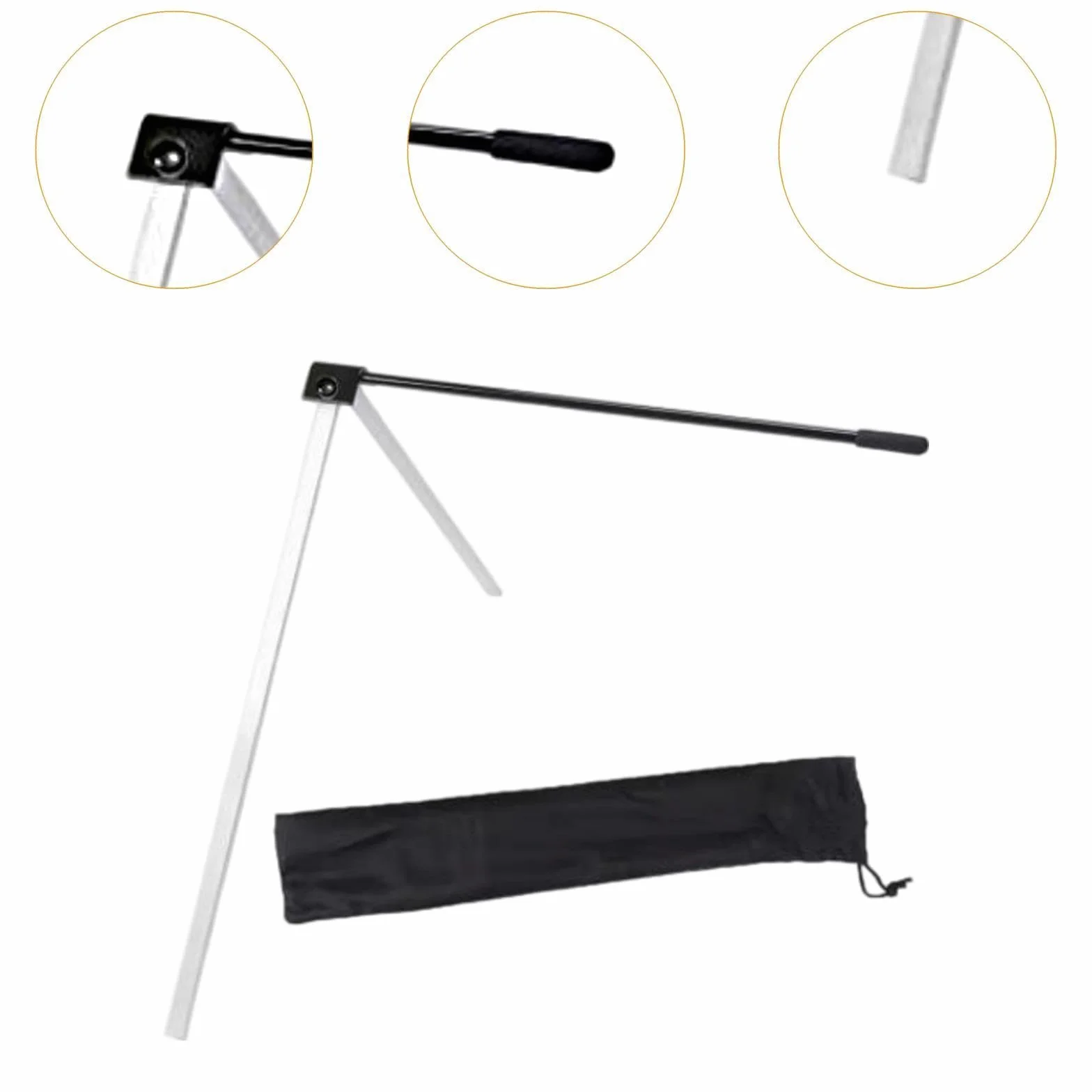 Oshhni Football Kicking Tee Field Goal Place Kicks Halter Verstellbarer Metallfaltbar Rugby -Übungsstand für Anfänger Erwachsene