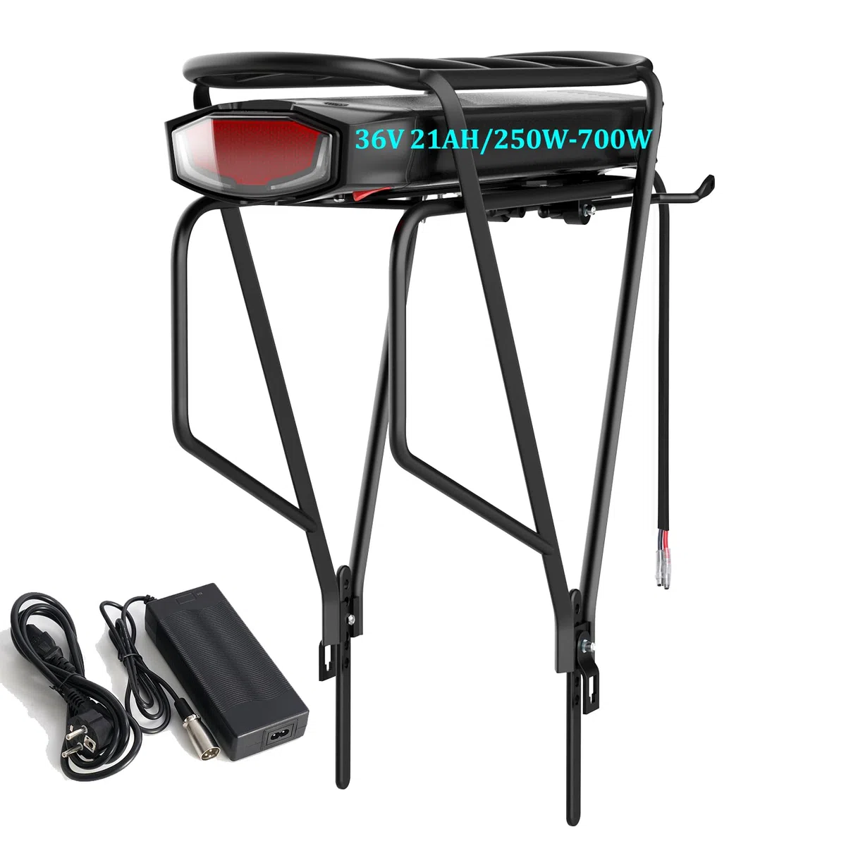 Unit Pack Power(DE Warehouse) Gepäckträger Ebike-Akku - 36V 48V 52V 72V Lithinum-Ionen-Batterie für Elektrofahrrad 1000W 750W 500W(mit Ladegerät)