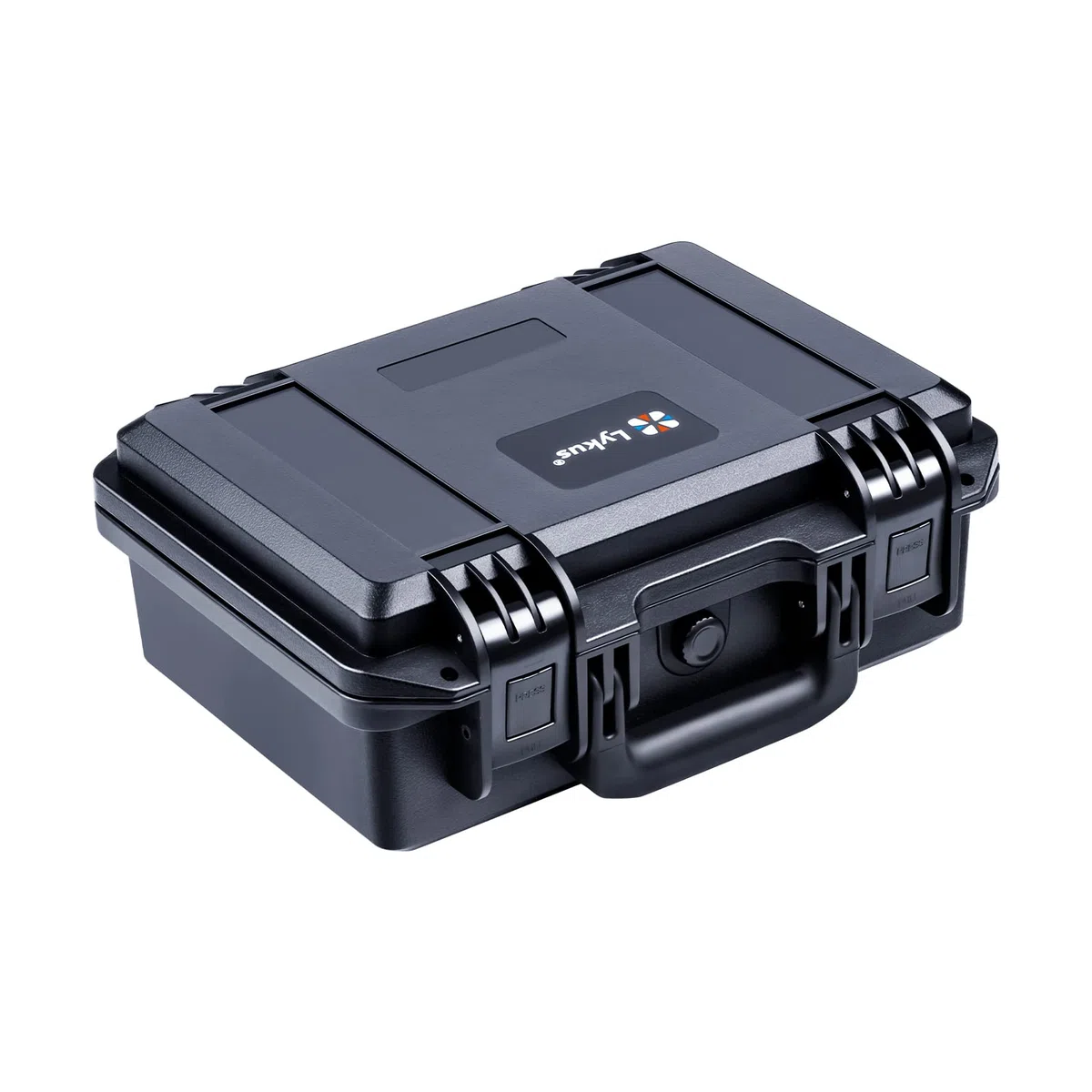 Lykus HC-3010 Wasserdicht Pistolenkoffer/Waffenkoffer mit anpassbar Rasterschaumstoff, Innengröße 30x20x12 cm, geeignet für Pistole, kleine Drohne, Camcorder, Actionkamera und andere