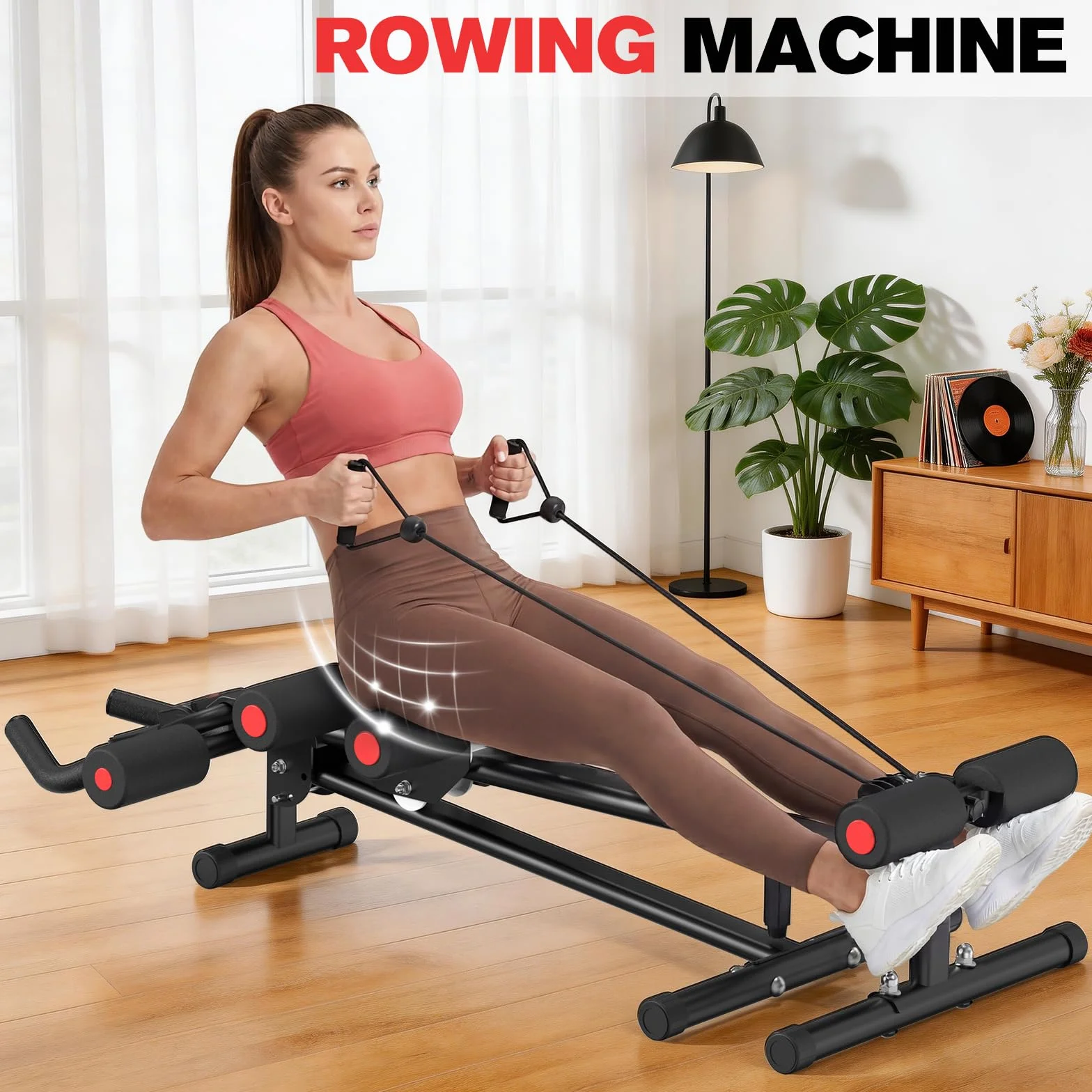 RELIFE REBUILD YOUR LIFE Bauchmuskel Trainer Bauch Trainingsgerät Bauchtrainer für Zuhause AB-Workout-Gerät Bauchtrainer Zusammenklappbarer