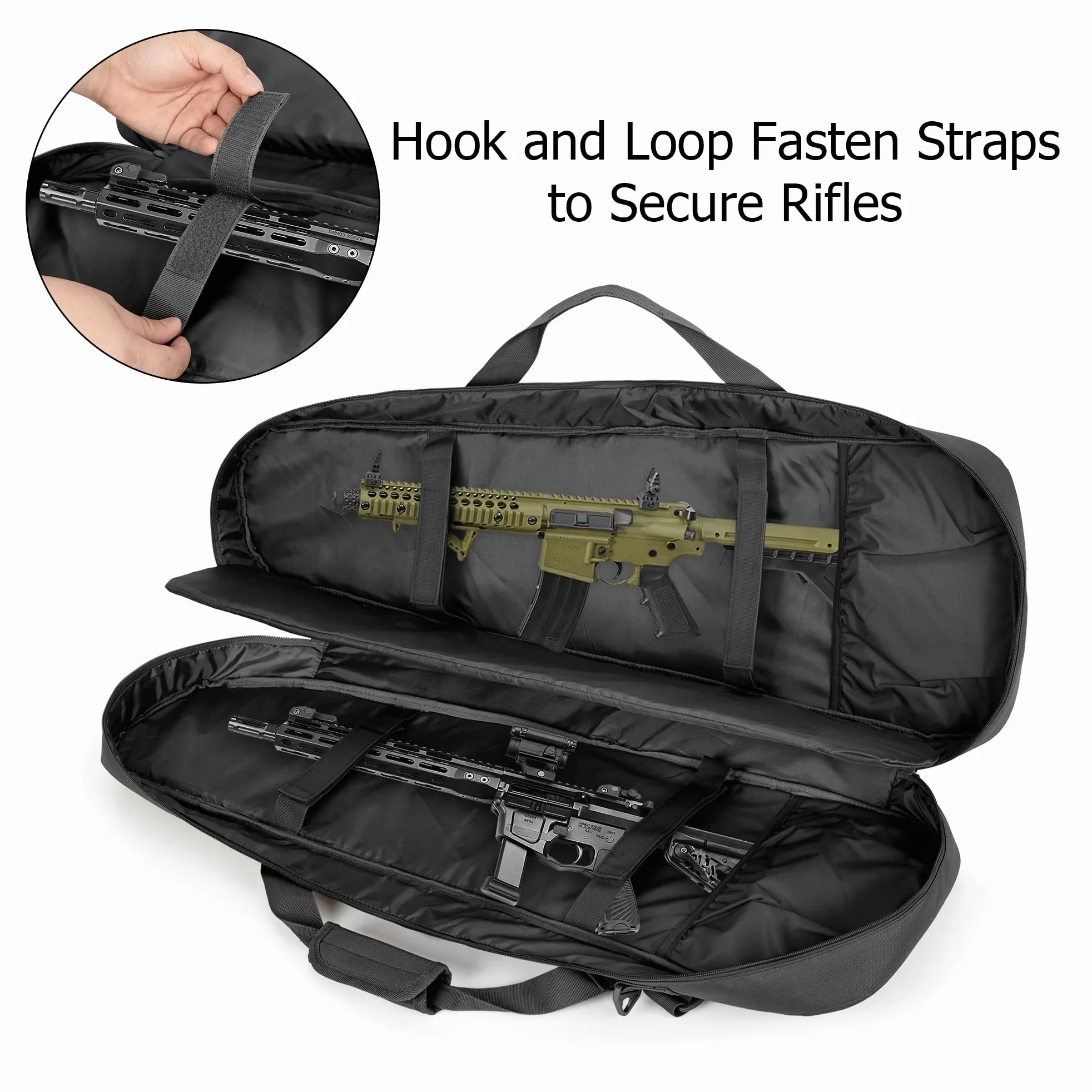 DSLEAF 81cm Gewehrtasche, Langwaffenfutteral Perfekt für Jagd und Schießen