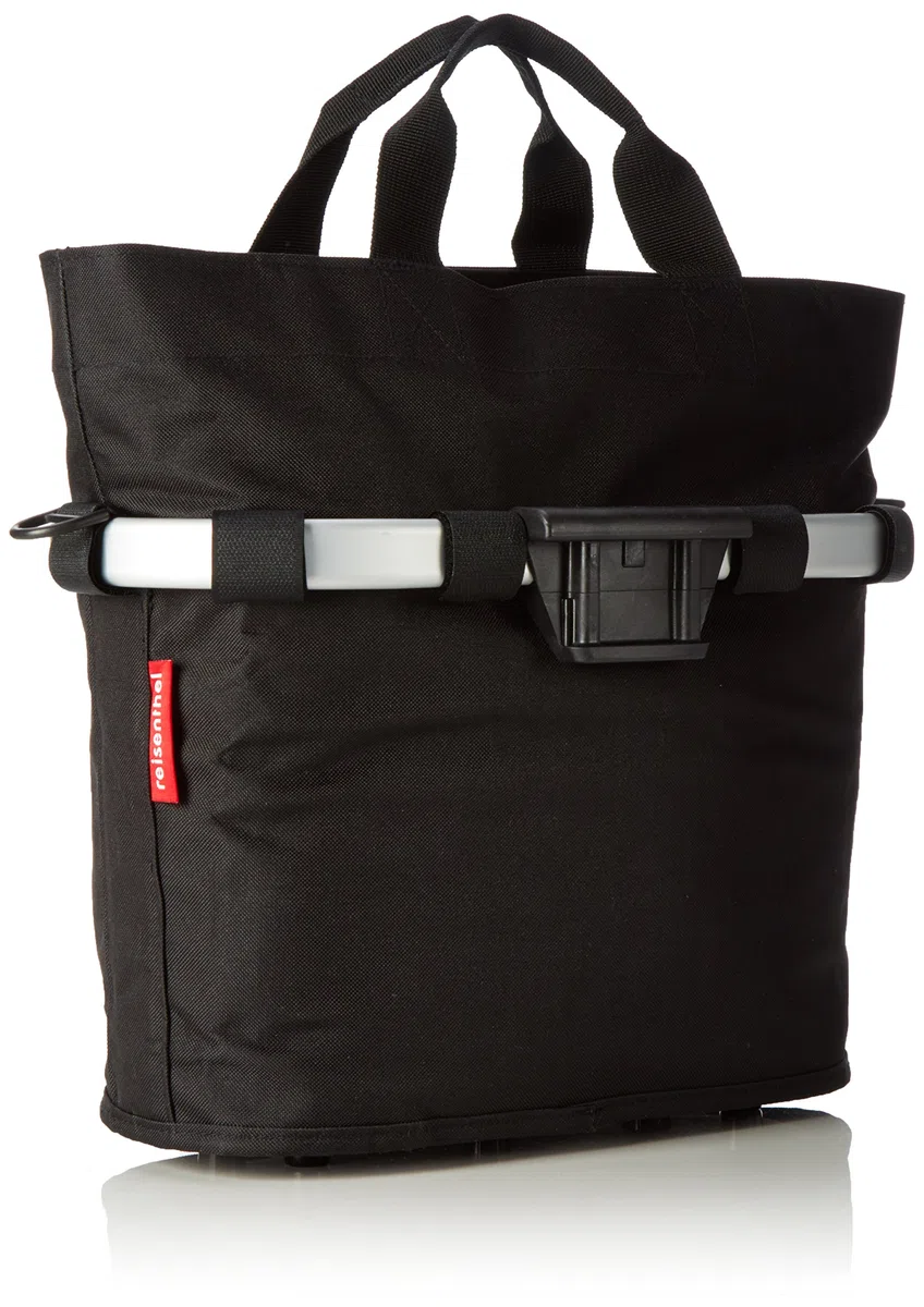 KLICKfix Farradtasche Bikebasket Oval S Schwarz, 34 x 31 x 17.5 cm