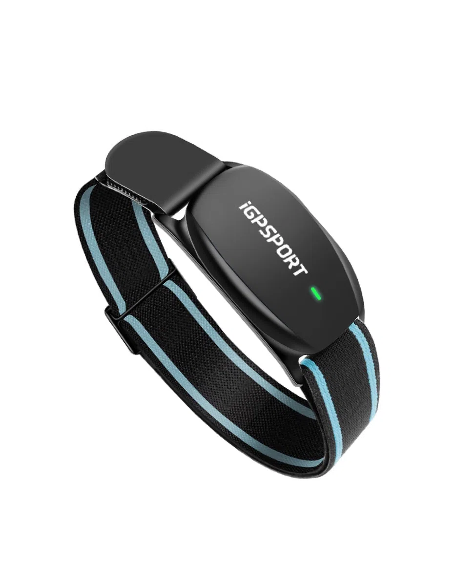 iGPSPORT Herzfrequenzmesser Armband, Bluetooth 5.0 ANT+ HR70 Pulssensor für den Sport, 65H Batterielebensdauer Fitness Armband für Sportarten Laufen Radfahren