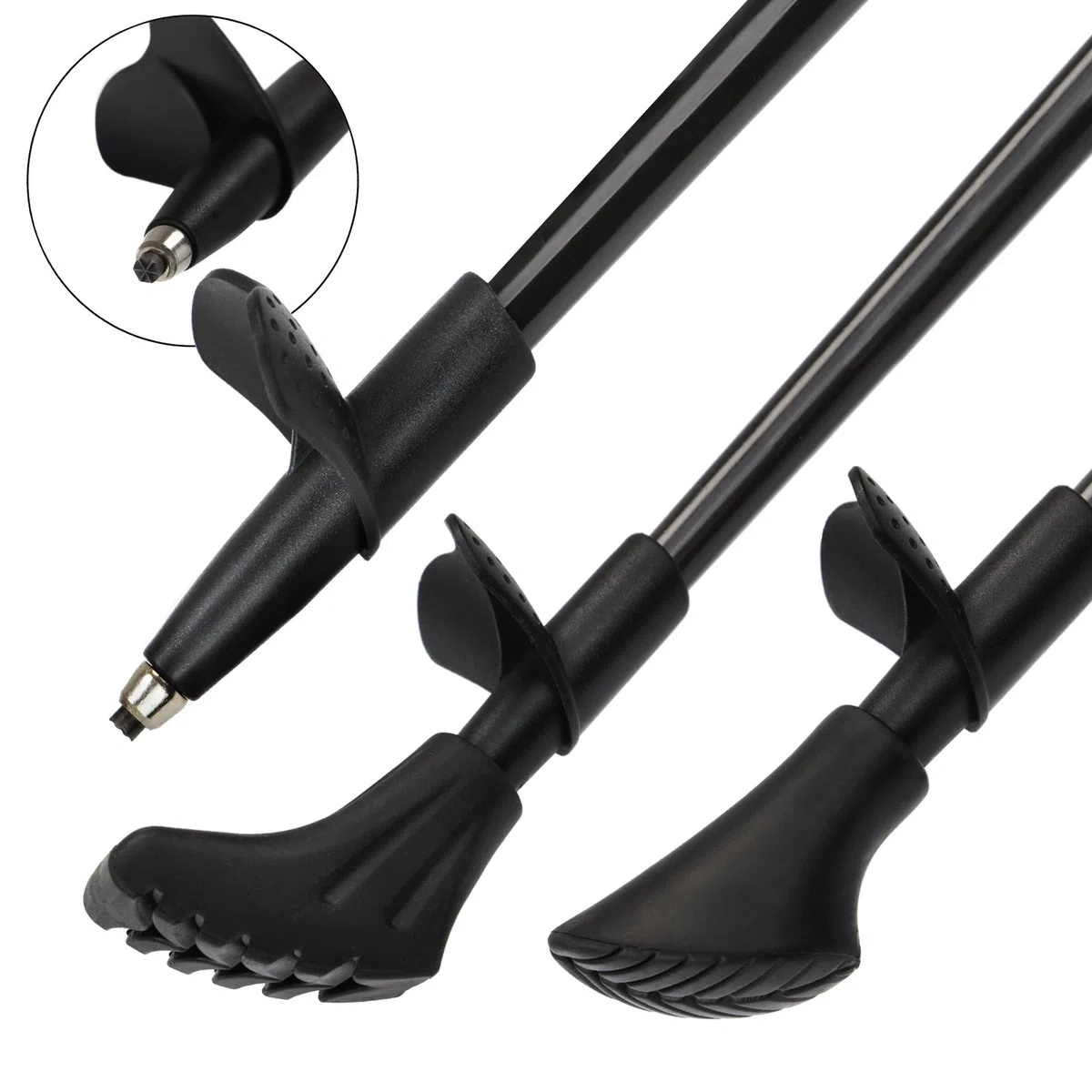 ALPIDEX Superleichter Carbon Nordic Walking Stock - sehr leichte Walking Stöcke