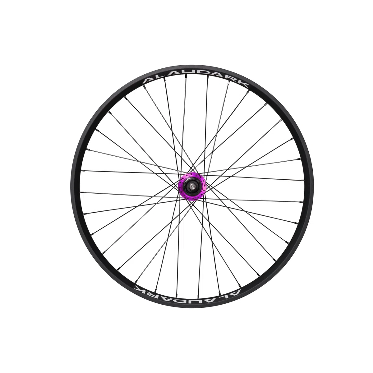 Dirt Jump Bike Wheel D30 26" Double Wall Alloy 6-Bolts Disc Brake Mount - Purple Rear