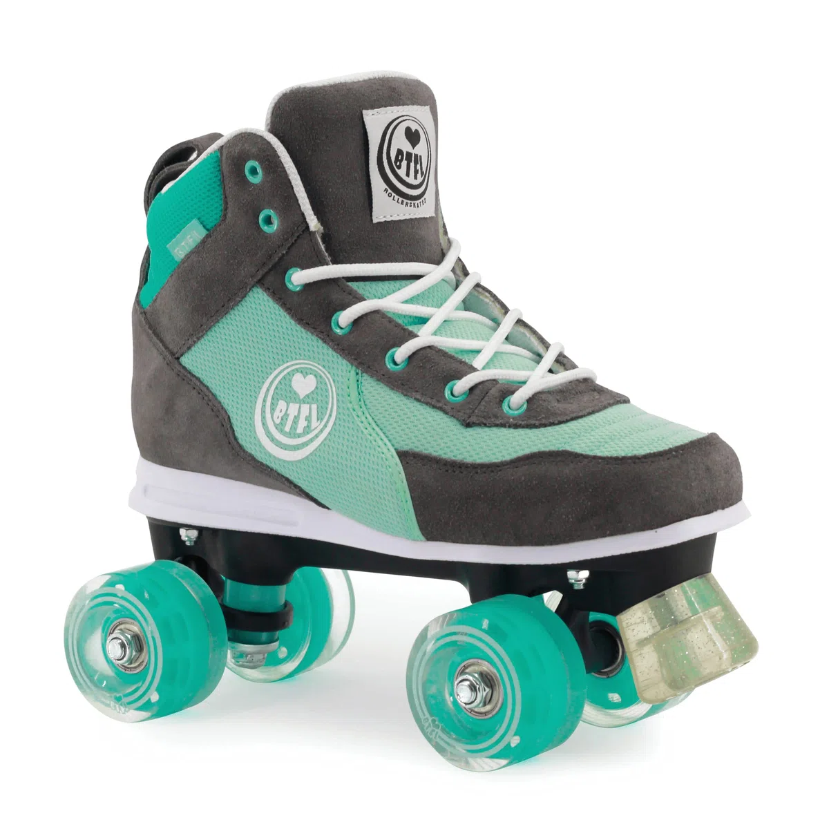 BTFL Trend-Skate Damen,Frauen,Mädchen,Kinder,Rollschuhe,Discoroller,Rollerskates,Retro-Rollschuhe,Classic Roller,Vier Rollen