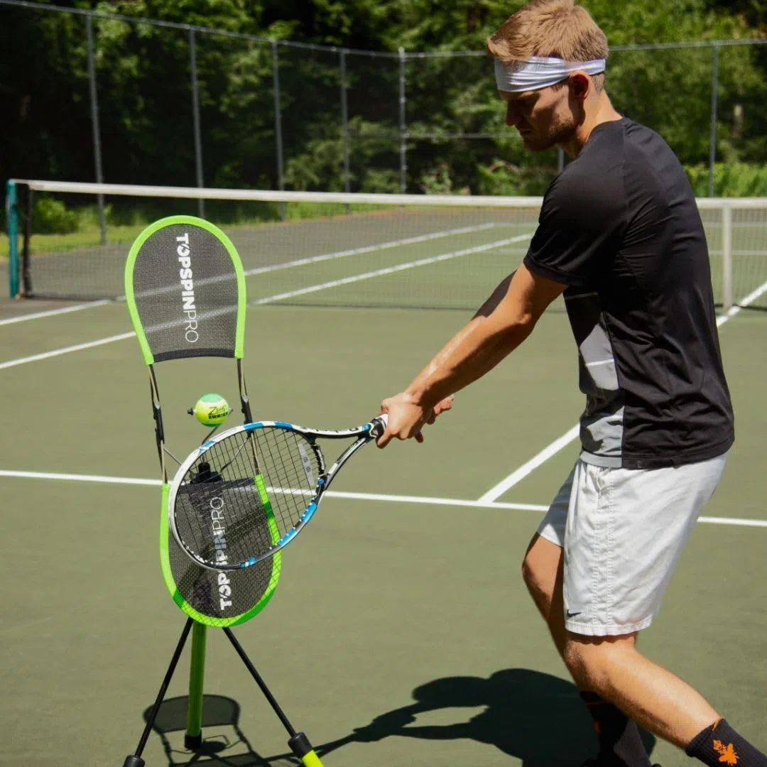 TopspinPro Tennis Trainer | Das Original | Topspin in nur 2 Minuten am Tag Lernen | Einzigartiges Tennis Training & Schnelle Ergebnisse | Bekannt und bewährt in 127 Ländern