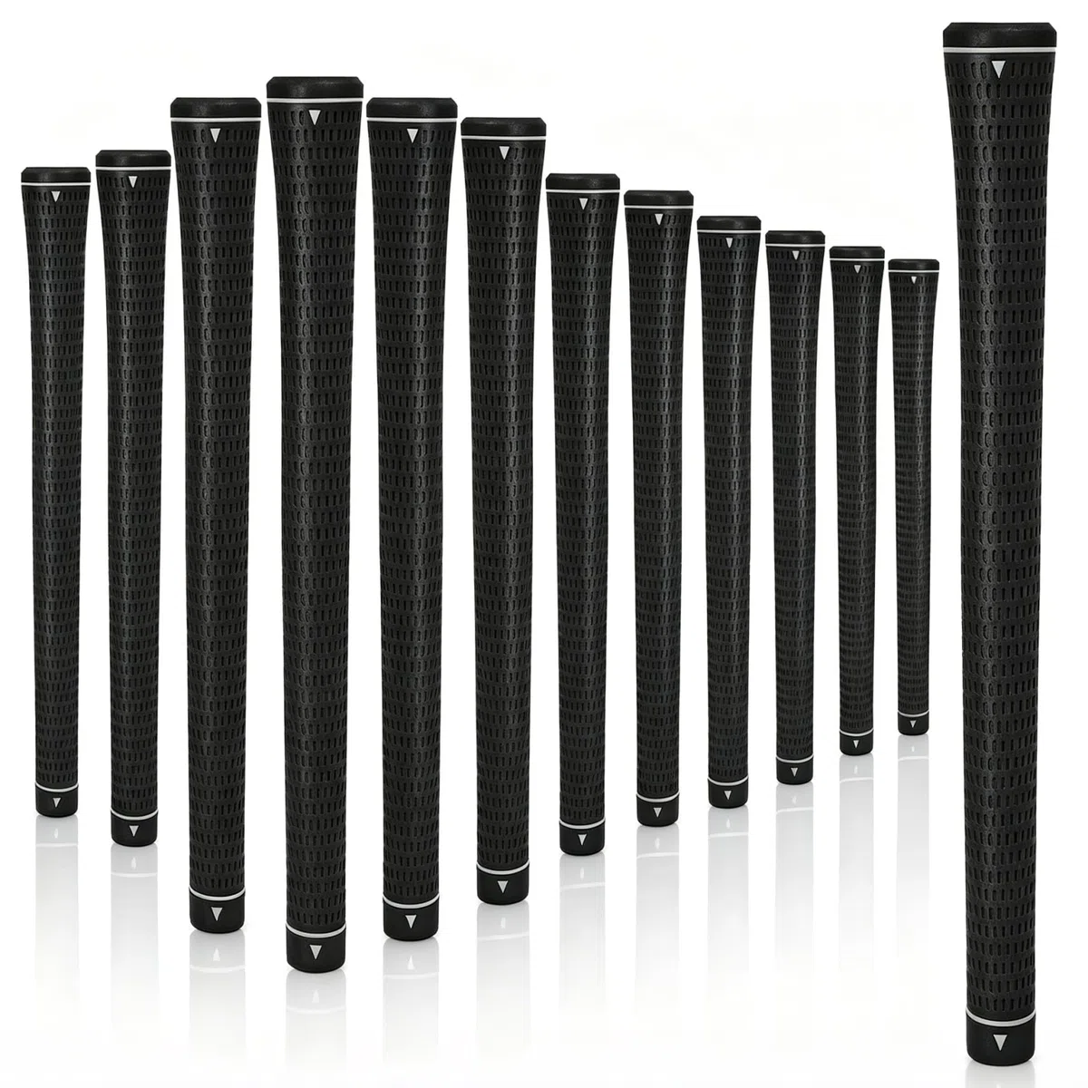 Golfgriff, 13er-Set, Standard, 0.58 Zoll Kerndurchmesser, rutschfeste Gummigriffe, universelle Passform für Standard-Golfschläger-Schäfte, Allwetter-Komfortkontrolle