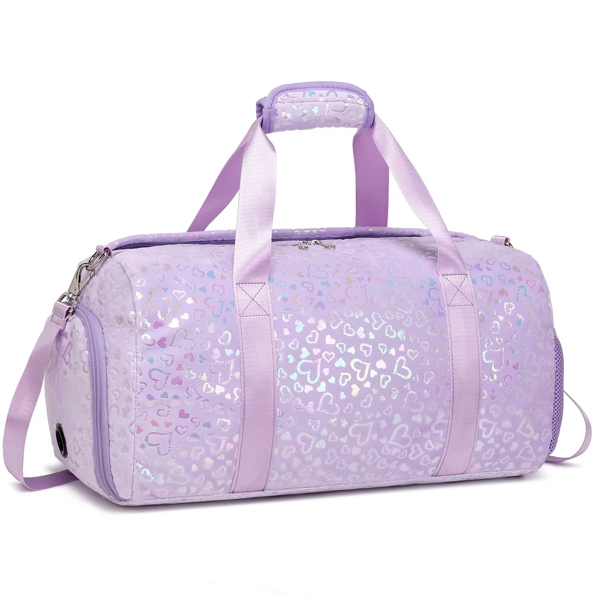 Kimwadalh Sporttasche für Mädchen, Kinder, Tanztasche, Wochenendtasche, Kinder, Reisetasche, Mädchen, Balletttasche, Turnbeutel, Ballerinas