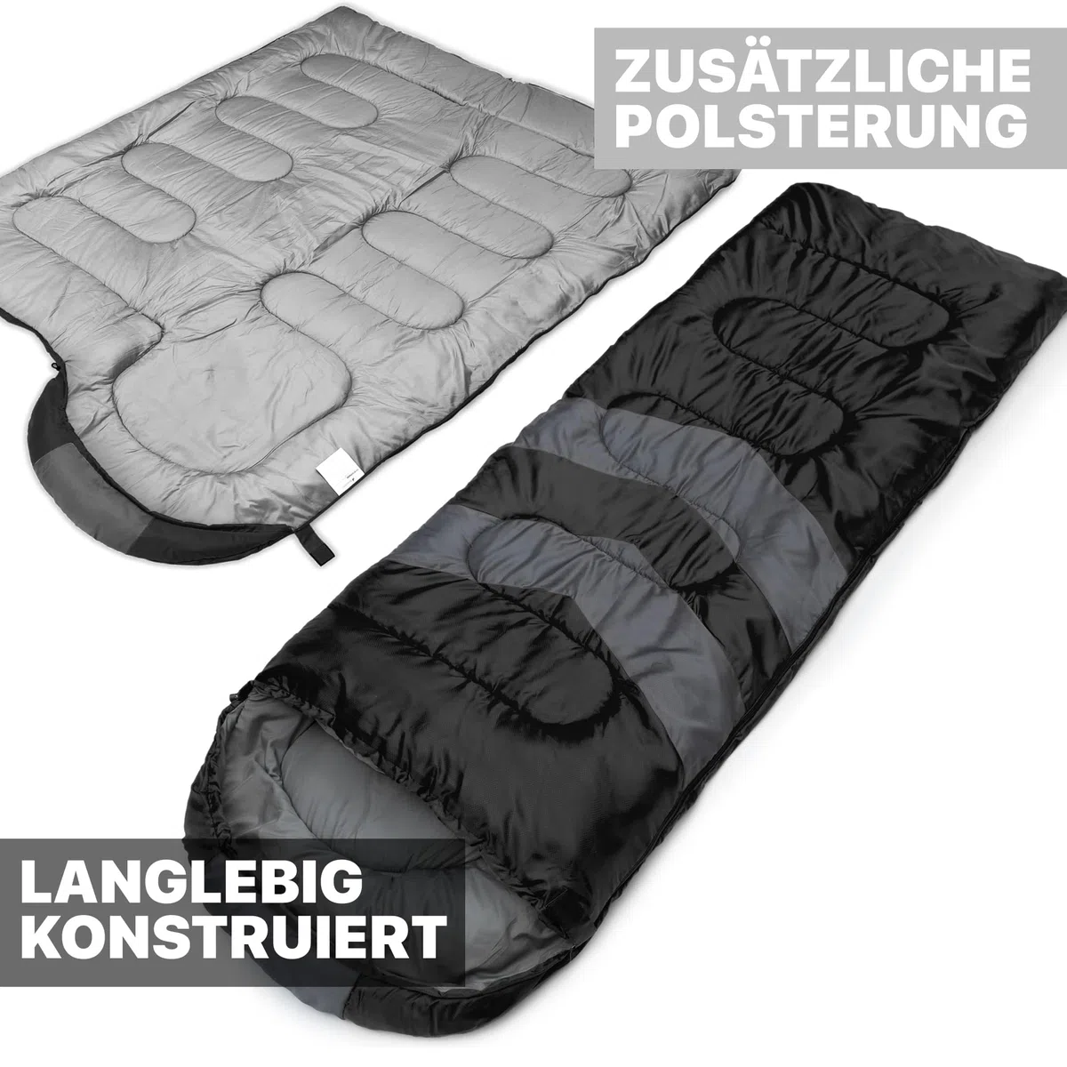 MalloMe Schlafsack Outdoor - Schlafsack Erwachsene und Kinder - Schlafsack Winter, Schlafsäcke, Camping Sleeping Bag, Deckenschlafsack - Winterschlafsack - Leicht, Tragbar, Warm, Deckenschlafsäcke