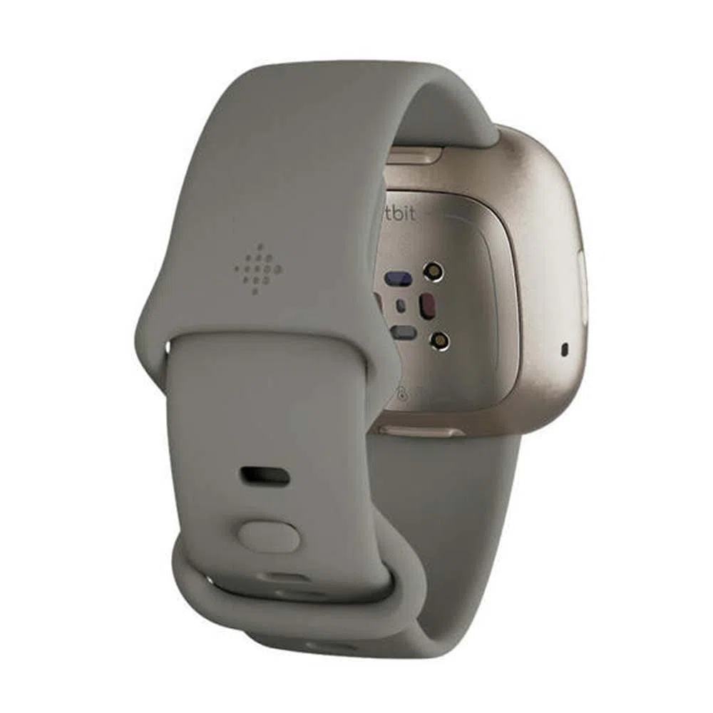 Fitbit Sense Advanced Smartwatch with Tools for Heart Health, Stress Management & Skin Temperature Trends, Sage Grey / Silver