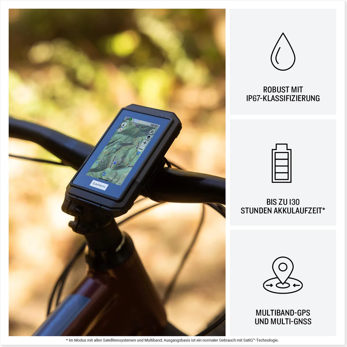 Garmin eTrex Touch - GPS-Handgerät mit 3"-Farb-Touchdisplay, bis zu 130 Stunden Akkulaufzeit, vorinstallierte TopoActive Karten für Europa, Streckenplanung, Satelliten und Multi-Frequenz Empfang