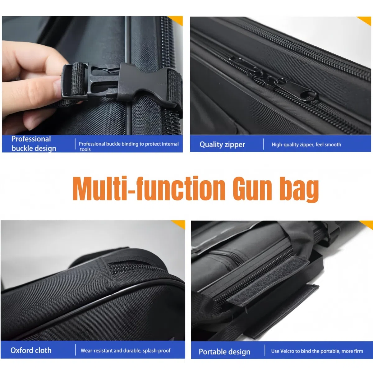ACEXIER 81cm / 94cm / 115cm Taktisches Jagdgewehr Waffenkoffer Airsoft Waffentasche Outdoor Carry Protection Rucksack