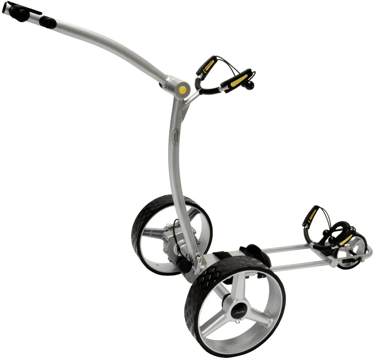 BeeGon Golf Elektro-Golftrolley GT-X400 Pro Silber mit 33Ah Blei-Akku