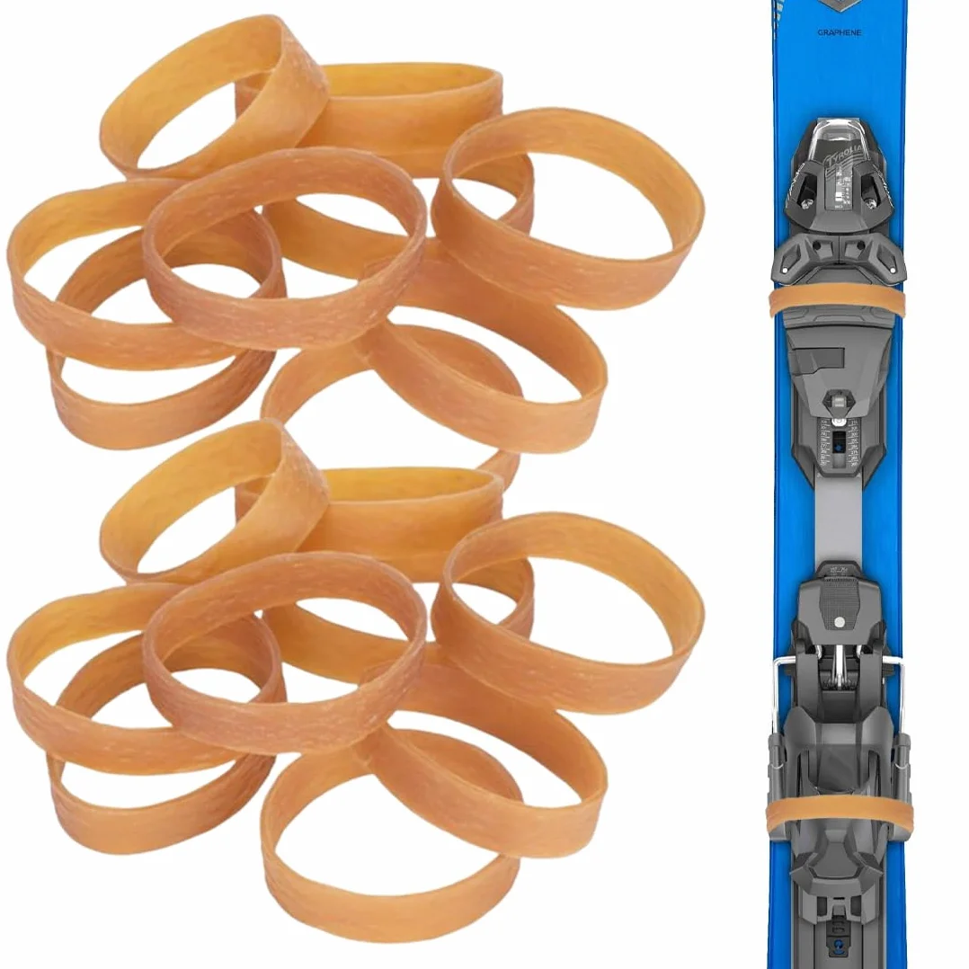 WUSJCOF 20er Pack Bindungshalter Ski-Stoppergummis Bindungs Gummi