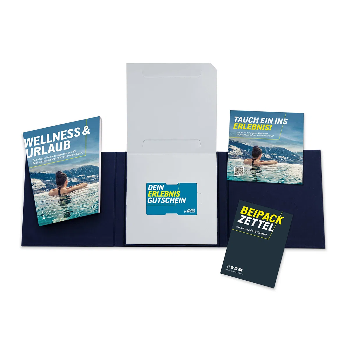 JOCHEN SCHWEIZER Geschenkbox Wellness & Urlaub, an ca. 180 Orten, Hotel-Gutschein für 2 Personen