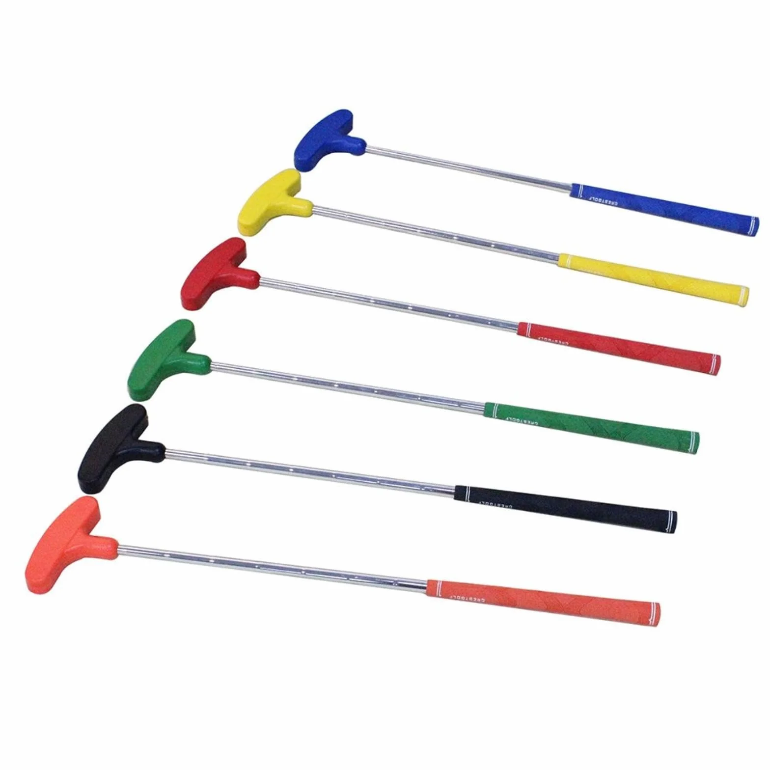 CRESTGOLF Putter Golf 33inch,Gummi Griff, Golf Zubehör Putter Geeignet für Golfer jeder Stufe,Sechs Farben für Ihre Wahl, 6pcs Mixed Color.