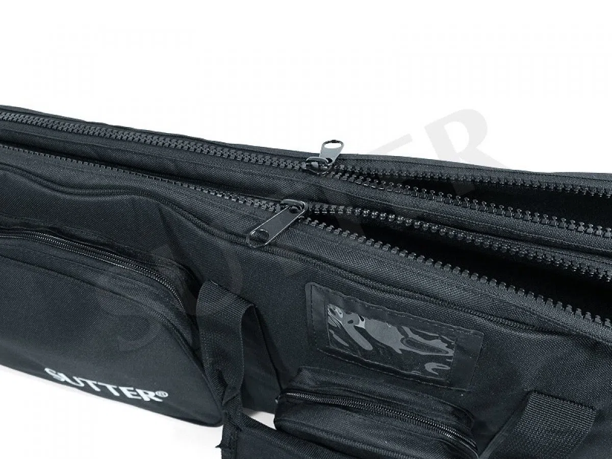 SUTTER Premium Doppel-Waffentasche 125x37cm - Gewehrtasche für Zwei Langwaffen mit Optiken Gewehrkoffer
