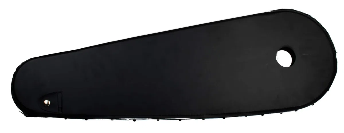 KETTINGKAST 28"-TOUR LAKDOEK MAT-ZWART