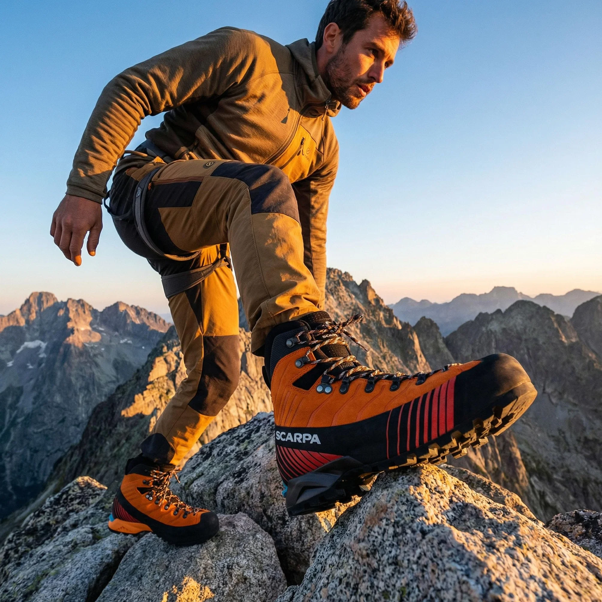 Scarpa Ribelle HD Alpinschuh Herren braun/grün