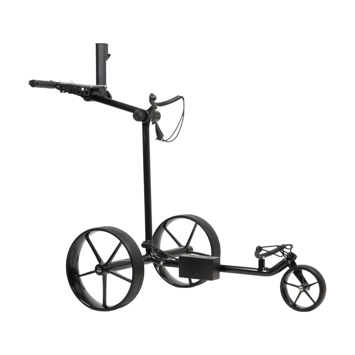 tour made RT-670 / 670S Golftrolley elektrisch I nur 5,5 kg I Dank Parkbremse, Bergabfahrbremse & Hangausgleich pefekt für bergige Plätze I neues Modell I Deutsche Markenqualität