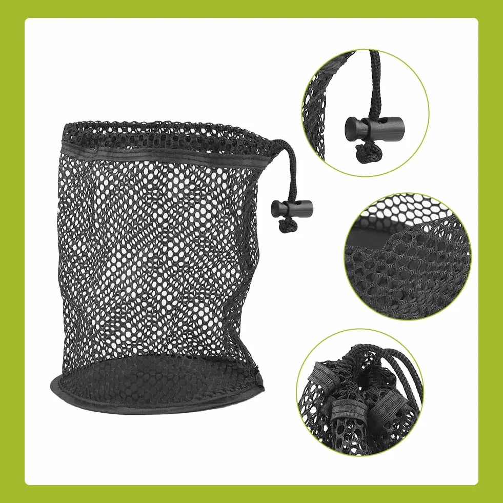Netztasche für Golfballnetze, Kordelzug aus Nylon für Golftür, Golfnetze, Zubehör für Poke (25)