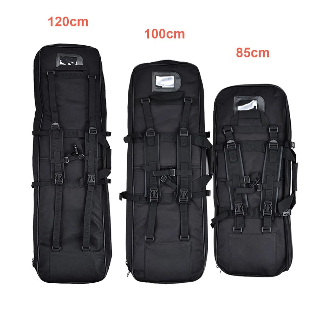 Waffentasche G ewehrtasche 85/100/120cm,Langwaffentasche,wasserdichte Gewehrtasche 2 Langwaffen,Futteral Gewehrtasche mit Doppelfach Große Zubehör Beutel,für Staubdicht Jagd Schie(Size:100cm,Color:a)