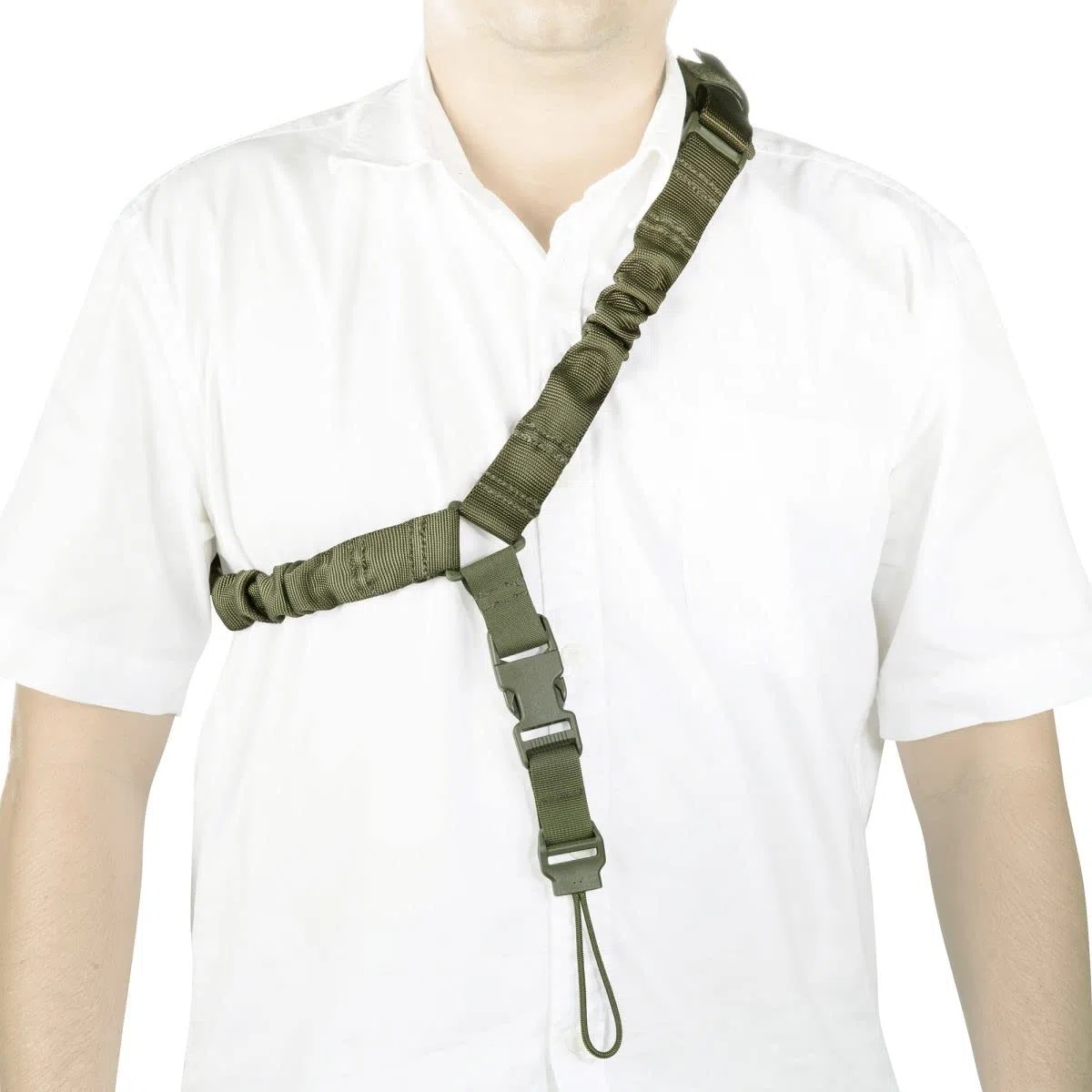 Tasmanian Tiger TT Single Multipurpose Sling Gepolsterter Single Trage-Riemen mit variablen Befestigungsoptionen für Lang-Waffen, Kameras oder Taschen
