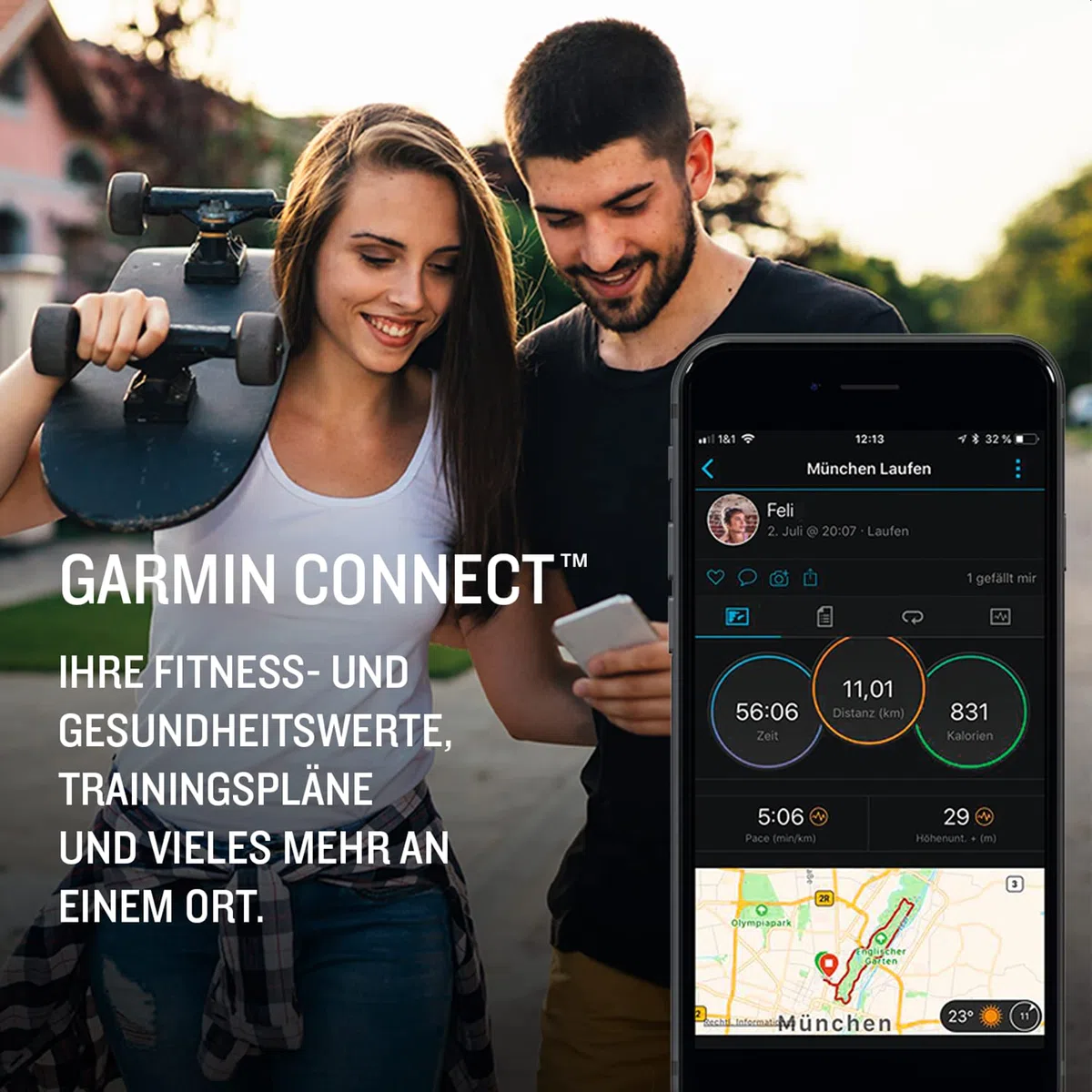 Garmin [renewed] Forerunner 245 Music – GPS-Laufuhr mit Offline Musikwiedergabe, Trainingsplänen und Lauffunktionen, 1,2“(3 cm) Farbdisplay, Akkulaufzeit bis zu 7 Tage, wasserdicht [Generalüberholt]