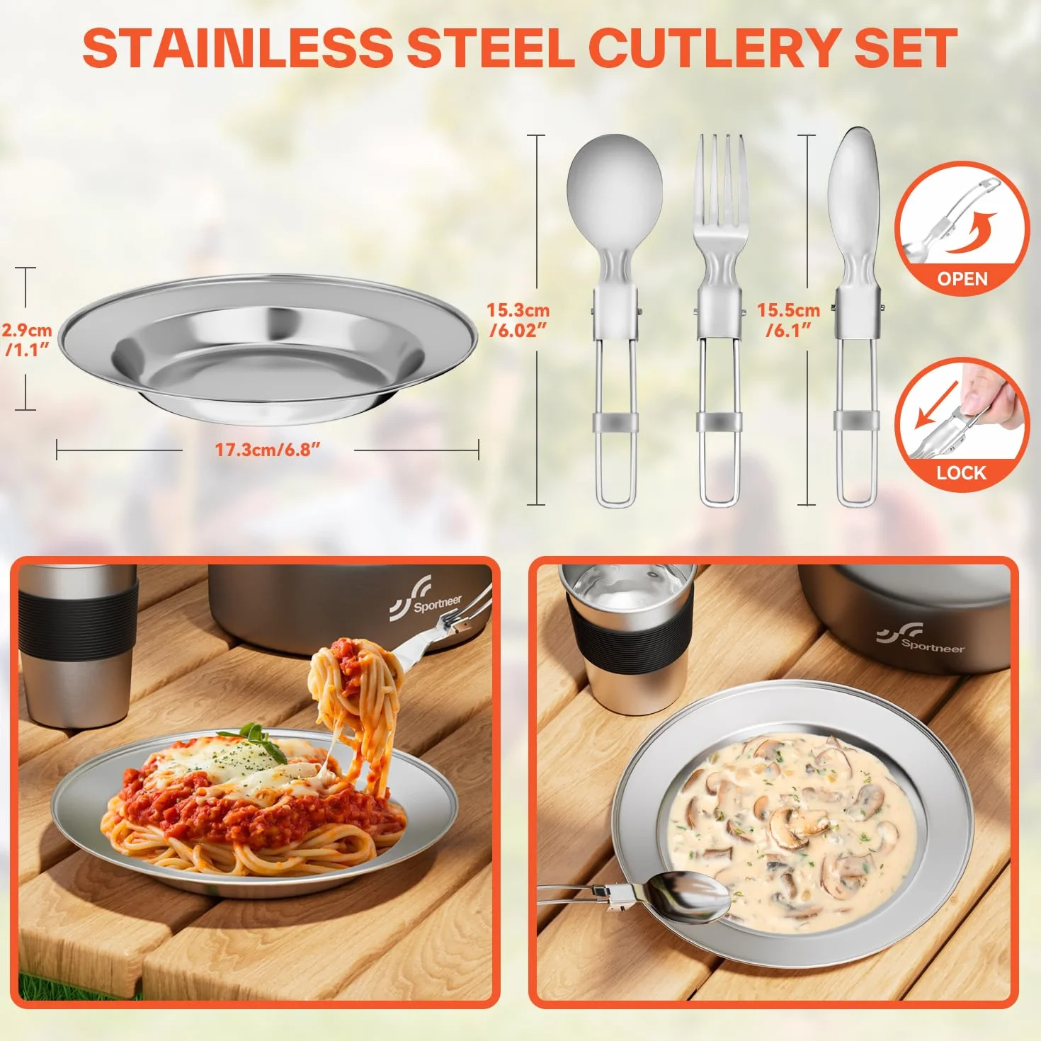 Camping Kochgeschirr Camping Geschirr Set 2 Personen Camping Topf Pfanne Set Und Wasserkocher Mit Tassen Teller Messer LöFfel Gabeln, Camping Besteckset Für Outdoor Picknick Wandern