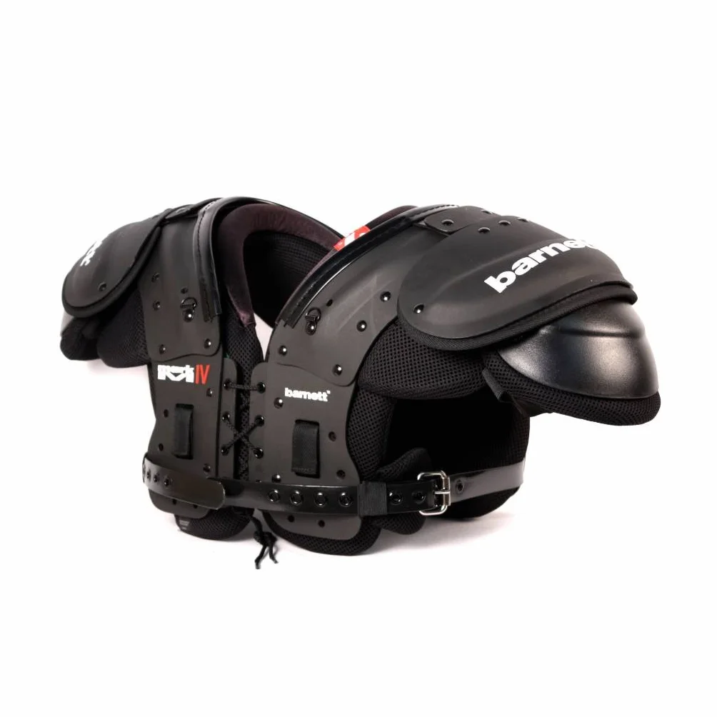 BARNETT Mark IV Fußball-Schulterstütze, FB-LB-Te-OL-DL, Farbe Schwarz (XL)