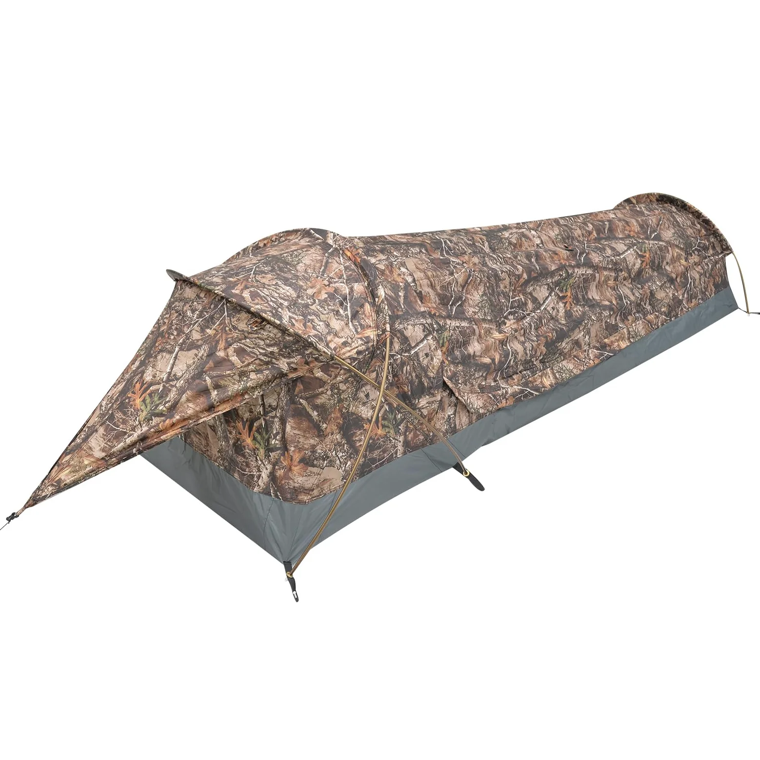 GEERTOP Ultraleichtes Kompakt-Biwaksack für 1 Person, wasserdichtes und kleines Bivy Zelt, schnell aufgebautes Trekkingzelt, geeignet für Wandern, Rucksackreisen, Camping, Bergsteigen, Partys