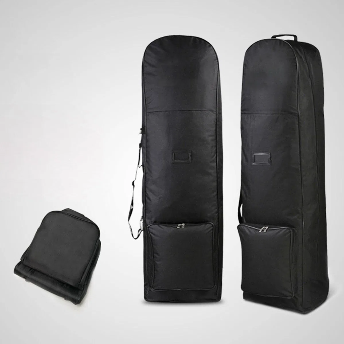 Harilla Golf-Reisetasche für Fluggesellschaften mit abnehmbaren Schultergurten. Weiche, Faltbare Golfschläger-Reisetasche. Zusätzliche Aufbewahrungstasche