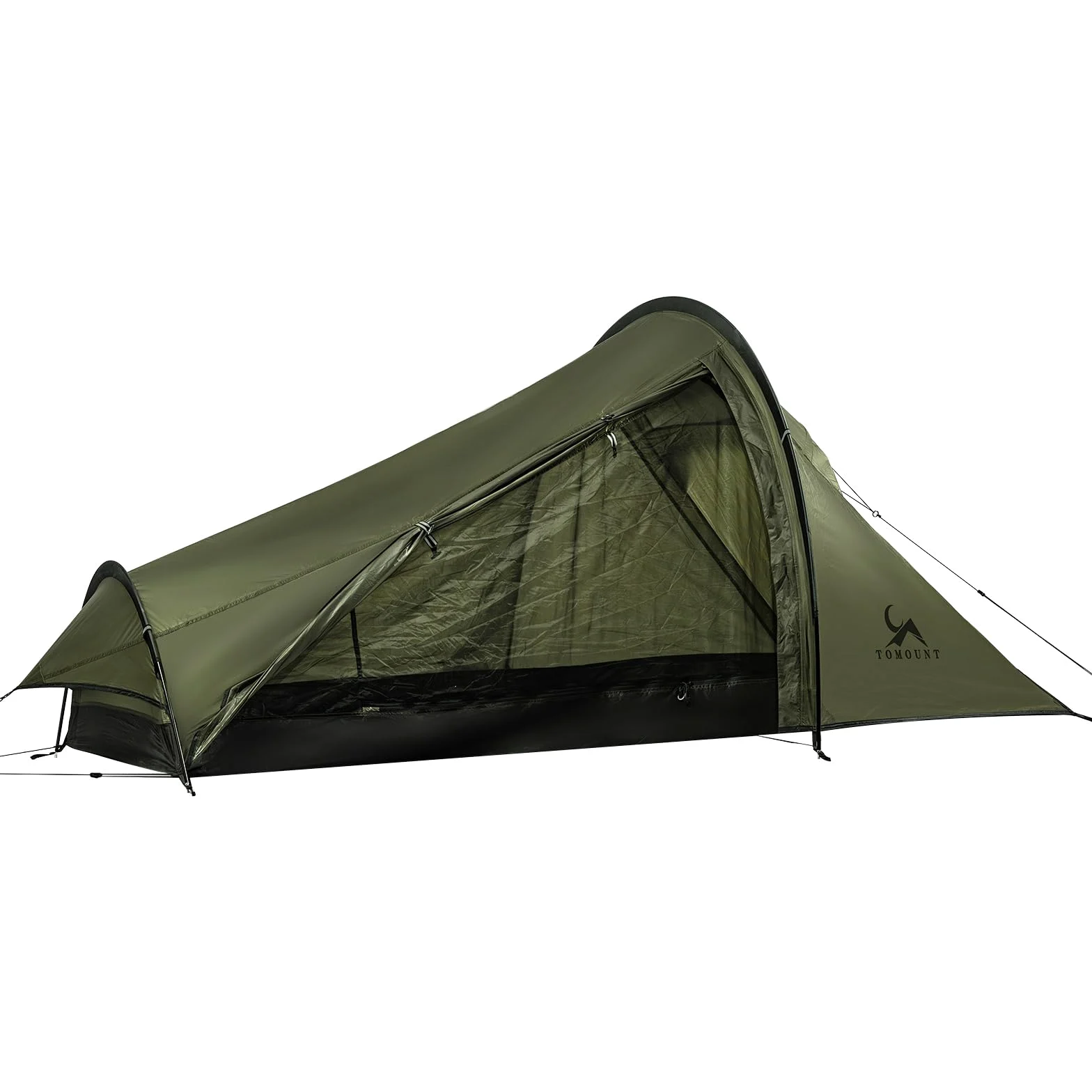 TOMOUNT Ultralight Biwaksack Nylon Bivy Zelt 1 Person wasserdichtes kleines Packmaß Trekkingzelt EIN-Man Zelt für Hikking, Camping, Outdoor, Klettern mit Rucksack
