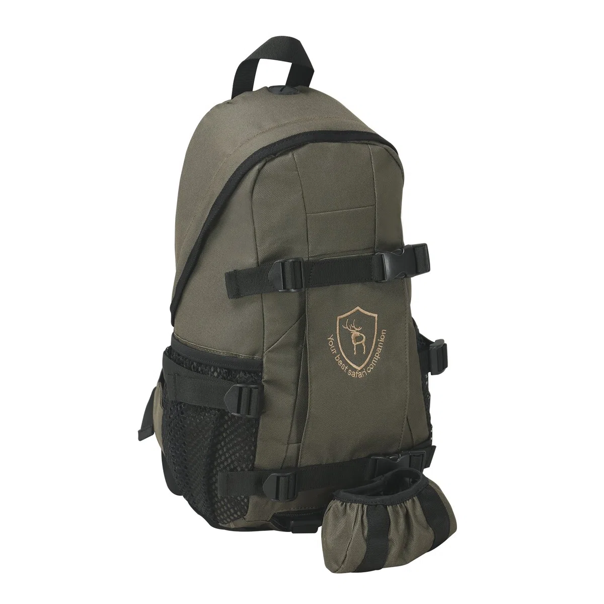 TOURBON klein Jagd Rucksack Day Pack Rusack Jagdrucksack mit Gewehr Pistole Halter - Grün