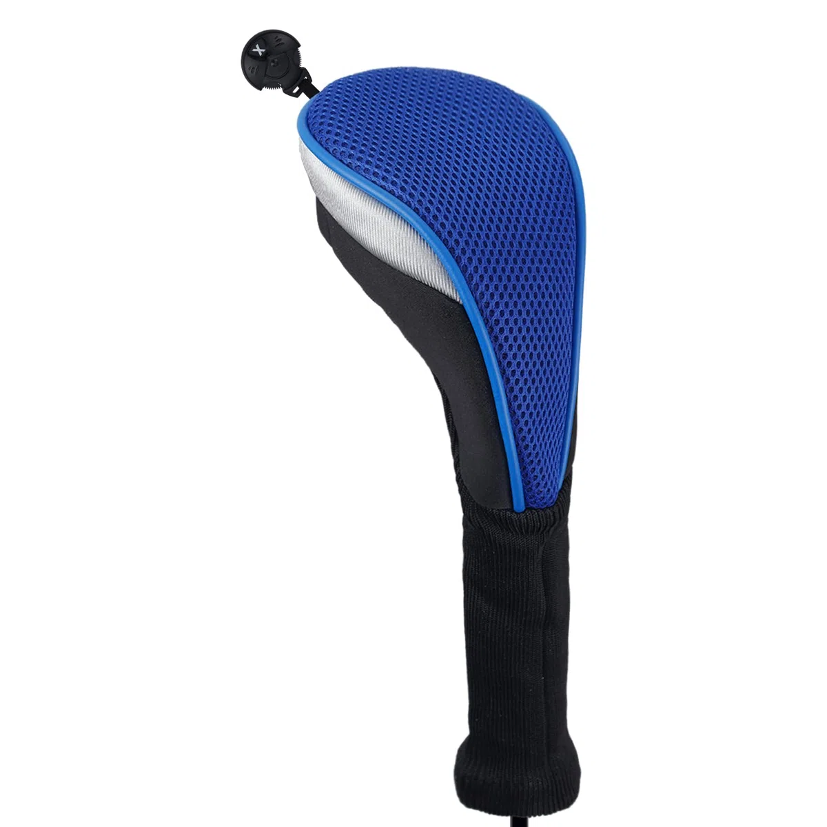 Andux Golf Hybridschläger Habe mit langem Hals, austauschbarer Nummernanhänger, 4 Stück CTMT-02, Blau