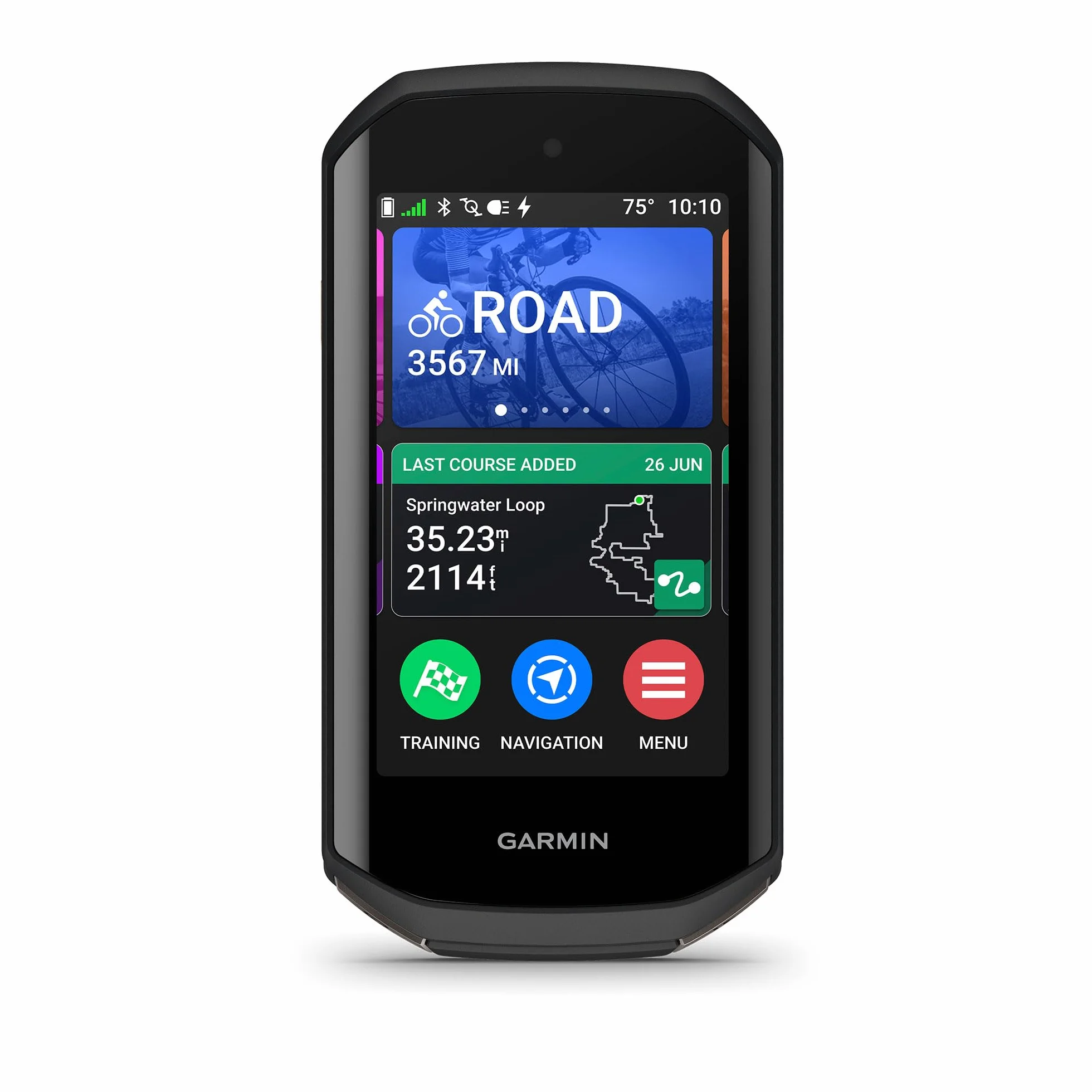 Garmin Edge 1050®, Premium-Fahrradcomputer, lebendiges Farb-Touchscreen-Display, eingebauter Lautsprecher, erweiterte Trainings- und Gruppenfahrten, Straßengefahrenwarnungen