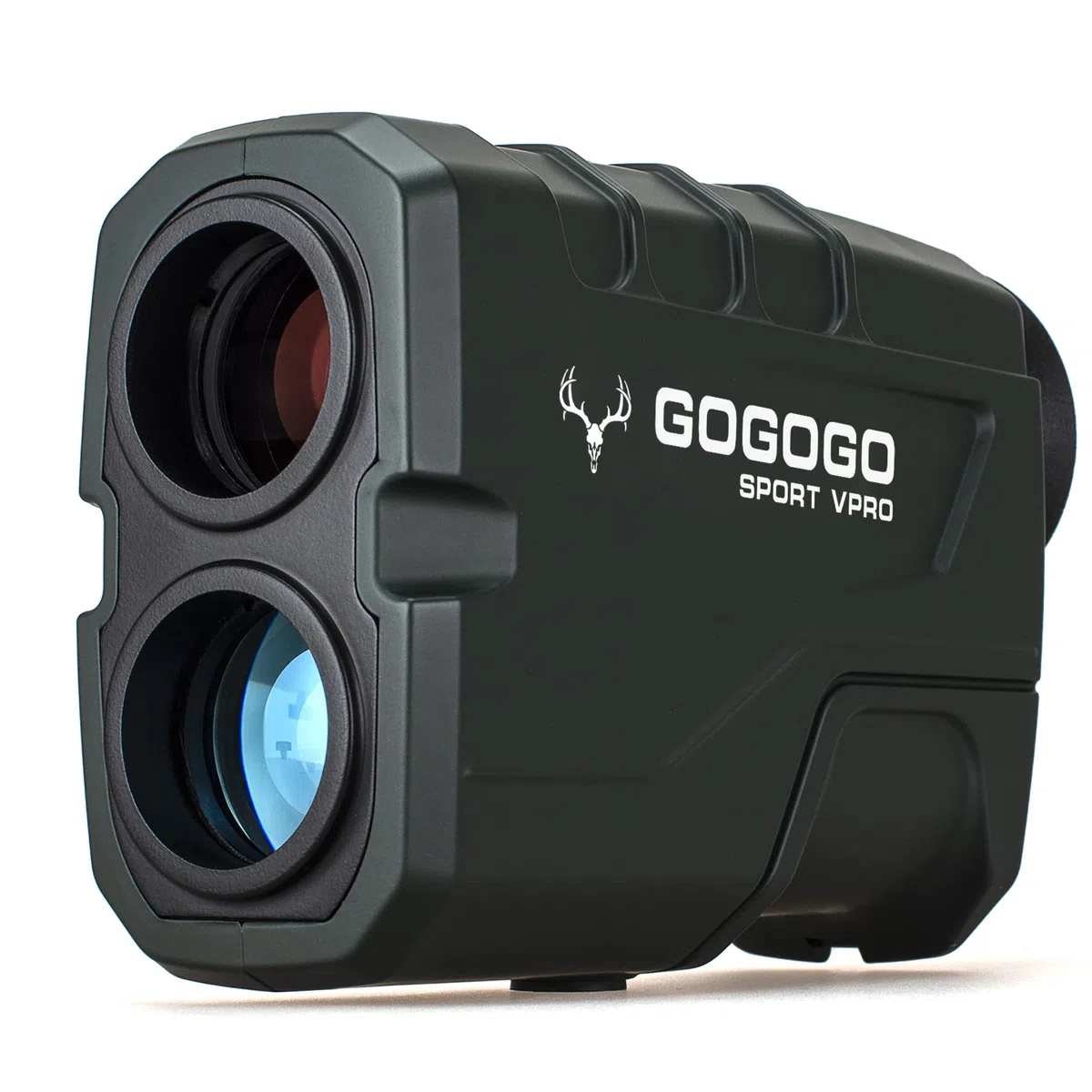Gogogo Sport Vpro Laser Entfernungsmesser Jagd mit OLED Adaptiver roter Hintergrund, Golf Entfernungsmesser 7X, 1100M, Geschwindigkeit wiederaufladbar mit Stativ Loch