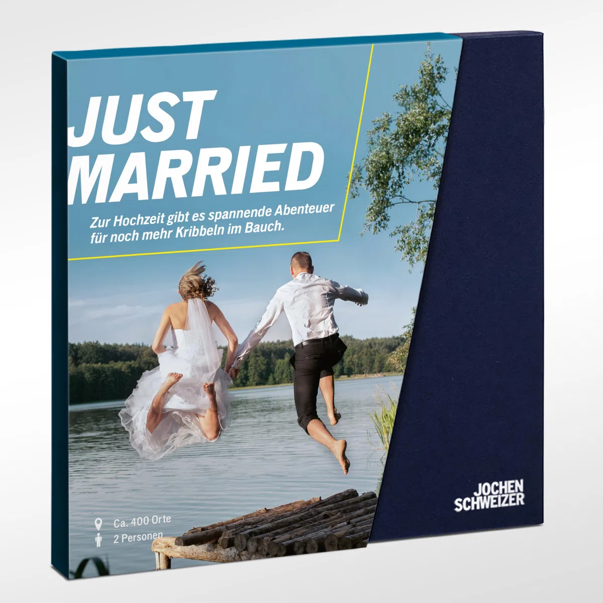JOCHEN SCHWEIZER Geschenkbox zur Hochzeit, Hochzeitgeschenk für 2 Personen, freie Erlebnis-Auswahl an ca. 436 Orten
