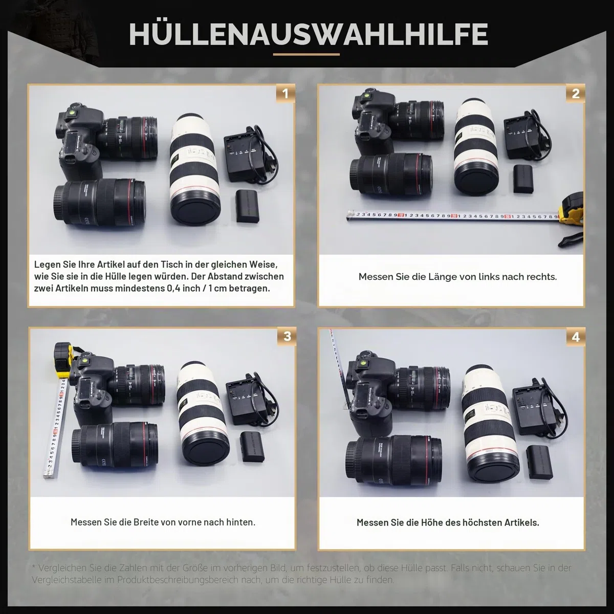 Lykus HC-5210 Großer Wasserdicht Koffer mit Schaumstoff, Innengröße 52x36x18,5 cm, geeignet für elektronische Ausrüstung und mehr