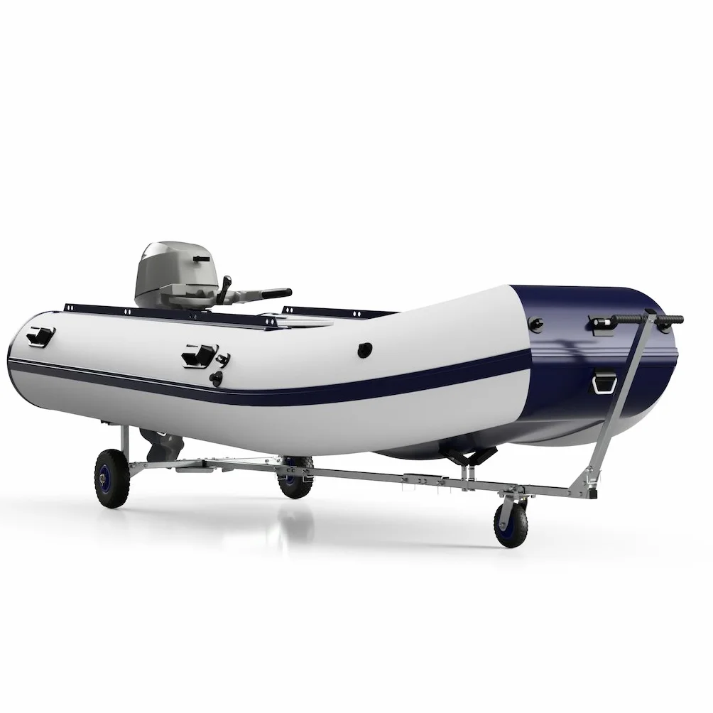 SUPROD Slipwagen Bootswagen Handtrailer faltbar Schlauchbootwagen TR260, PU, Ø 260 mm